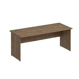 Рабочий стол офисный Комфорт К.105 дуб шамони темный - Фото предпросмотра
