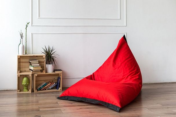 Кресло Пирамида Красно-Черная - Вид 4