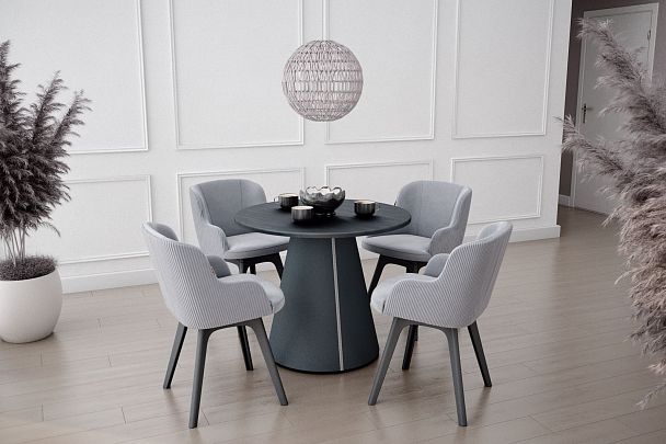 Основание для стола Sheffilton SHT-TU89 антрацит/серый - Вид 8