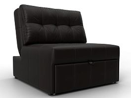 Кресло-кровать Лига-107 (80) Экокожа коричневый - Фото предпросмотра