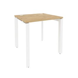 Onix Стол рабочий на П-образном м/к O.MP-SP-0.7 Тиквуд светлый/Белый металл 780*720*750 - Фото предпросмотра