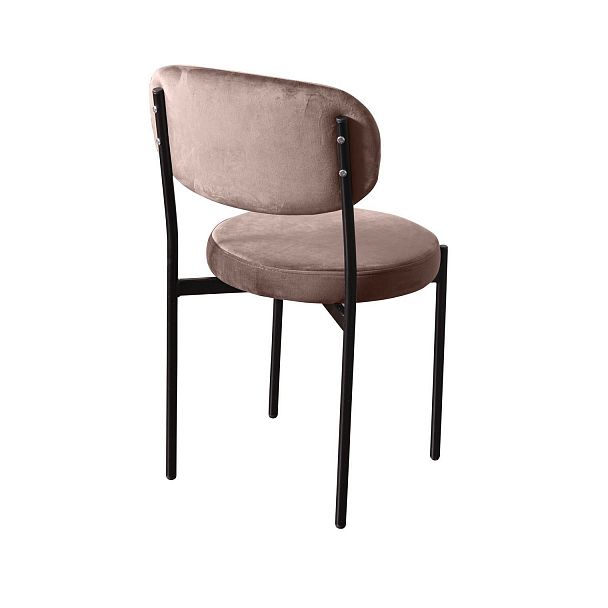Стул Mason, бархат пепельно-бежевый 25, стопируемый - Вид 5