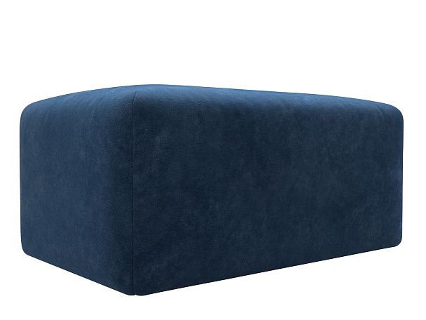 Модуль пуф Лига-060 НПБ Велюр синий - Вид 2