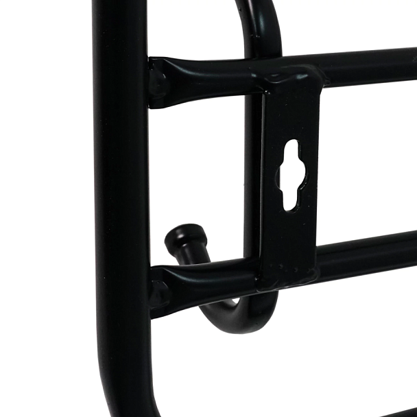 Вешалка настенная с полкой "ВСП6", 265х600х220 мм, 5 крючков, металл, черная, ВСП 6 Ч - Вид 5