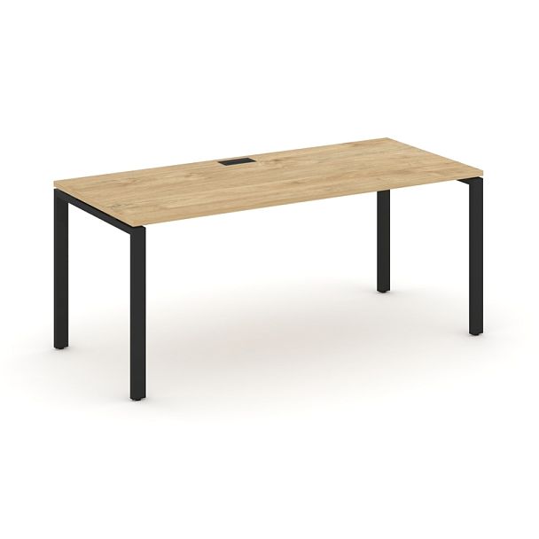 Style Project Direct Direct Стол письменный SN-6P.SR-014.M Тиквуд Светлый/Металл Черный 1580*700*750 - Вид 1