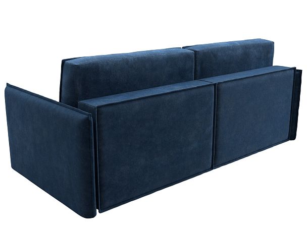 Диван прямой Либерти Велюр синий - Вид 6