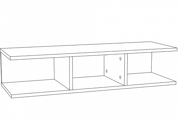 Полка навесная Summit  НМ 011.92-01 - Вид 2