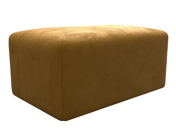 Модуль пуф Лига-060 НПБ Велюр желтый - Вид 4