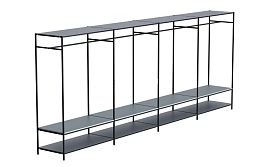 Гардеробная система Future 1010х600х2000 (1 секции) 20х20 РО - Фото предпросмотра