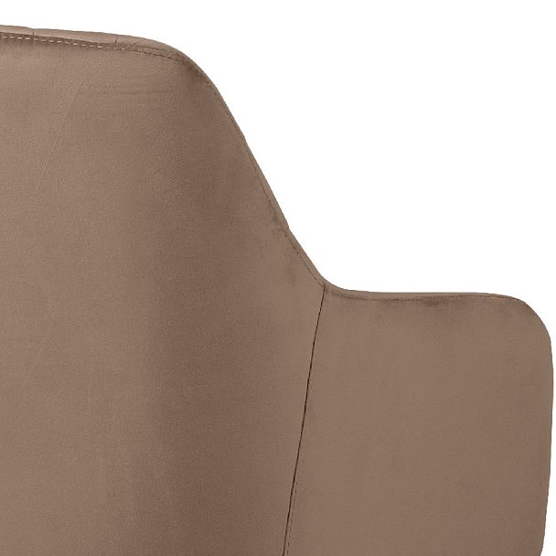 Комплект полубарных поворотных кресел Барли К, Confetti latte/белый, 4 шт. - Вид 10