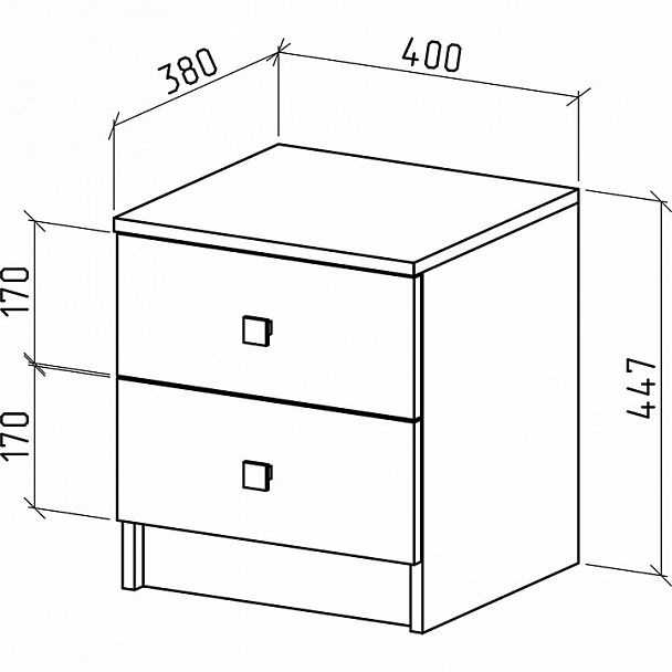 Тумбочка Бостон-1 - Вид 2