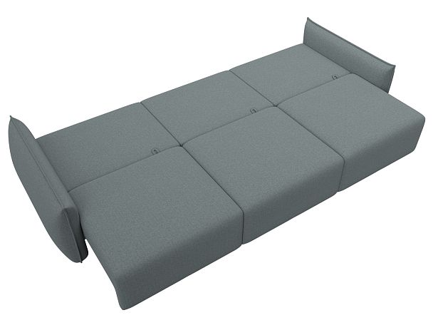 Диван прямой Лига-051 НПБ Лонг Рогожка серый - Вид 10