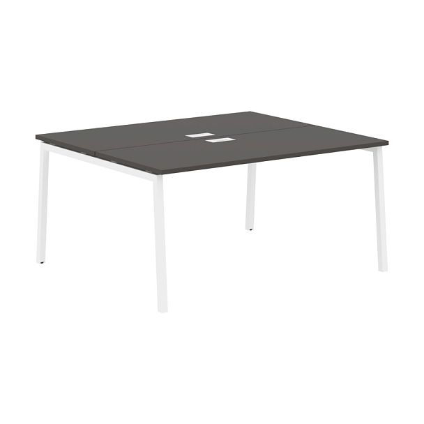 Стол 2-х местный ELWST 1513 Мокко/Белый 1560х1346х750 EDIS - Вид 1