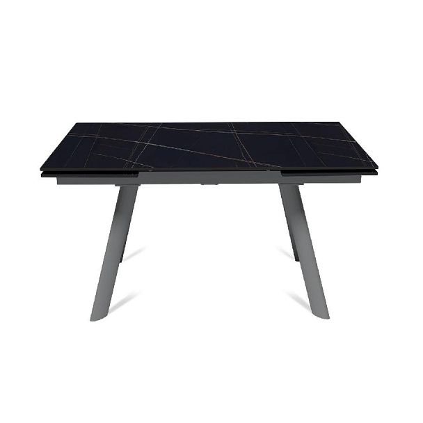 Стол раскладной Stone (140+40+40), керамика матовая Black Gold - Вид 2