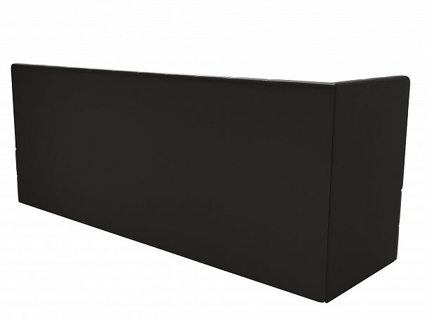 Кухонный диван Бриз с левым углом (полностью экокожа коричневая) - Вид 7