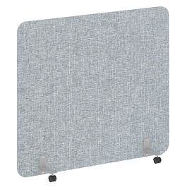 R-line soft Перегородка на металлических опорах, на роликах AP.R-160-140 Romeo 13/Серый металл 1600*18*1400 - Фото предпросмотра