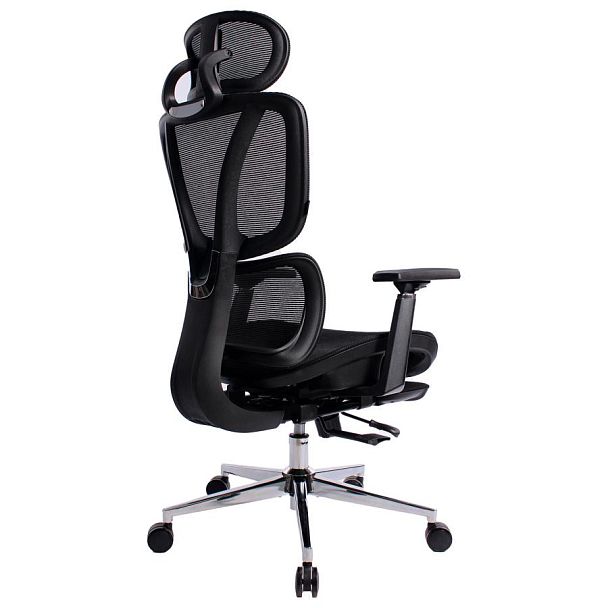 Кресло BRABIX PREMIUM "Evolution ER-700", подножка, слайдер, синхромеханизм, сетка, черное, 532947 - Вид 4