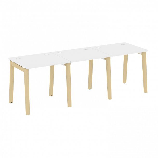 Рабочая станция "Onix wood" OW.RS-3.0.7 белый/дуб светлый - Вид 1