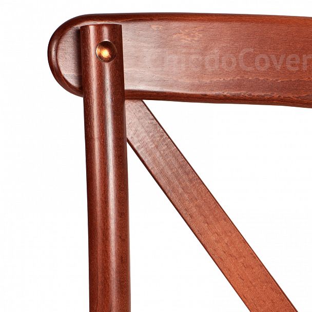 Стул Кроссбэк, красное дерево, с подушкой - Вид 7