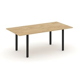 Style Project Direct Direct Стол переговорный SN-6P.SPRG-198.3 Тиквуд Светлый/Металл Черный 1980*980*750 - Фото предпросмотра