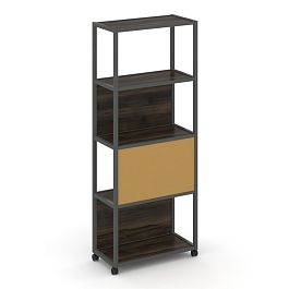 Shelf Mobile Стеллаж 5 уровней 1 секция VR.LT-STK-506.06 Дуб Мали/Металл Антрацит/W-31 600*400*2000 - Фото предпросмотра