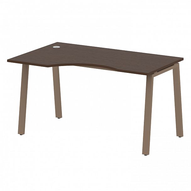 Стол "Metal System" БА.СА-2 венге/мокко - Вид 2