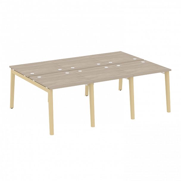 Рабочая станция "Onix wood" OW.D.RS-6.0.8 дуб аттик/дуб светлый - Вид 1