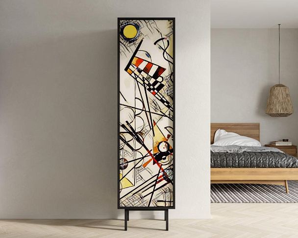Шкаф c одной дверкой Emerson by Kandinsky арт EM101/Print_01 - Вид 5
