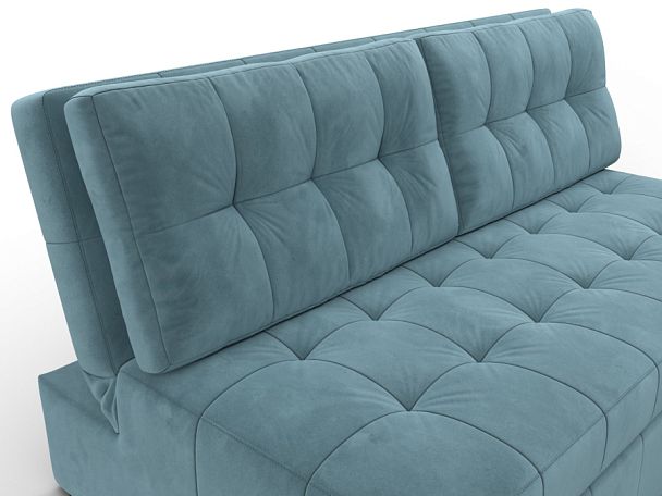 Диван прямой Лига-107 (160) Велюр бирюзовый - Вид 4