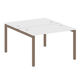 Metal System Quattro Р. ст. на П-образном м/к 50БП.РАС-СП-2.2 Белый/Мокко металл 1200*1475*750 - Фото предпросмотра