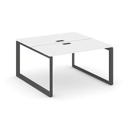 Style Project Next Рабочая станция двухсторонняя SN-59O.DRS-011 Белый/Металл Антрацит/Черный Заглушка 980*1432*750 - Фото предпросмотра