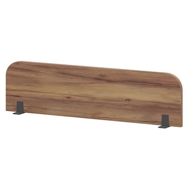 Экран радиусный для стола НТМЭ-120 Таксония/Антрацит 1200x25x350 Смарт - Вид 1