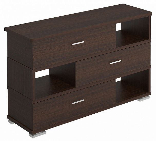 Тумба комбинированная Домино СБ-40/3-ПВК Венге - Вид 1