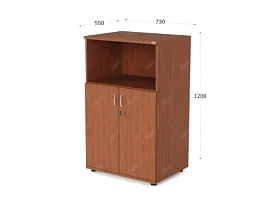 UNITY РШК-11Г ОРЕХ ИТАЛЬЯНСКИЙ Комбинированный шкаф Прямой 730х550х1208 - Фото предпросмотра