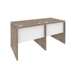 Onix Рабочая станция O.RS-2.0.7 Тиквуд темный/Белый бриллиант 1560*720*750 - Фото предпросмотра