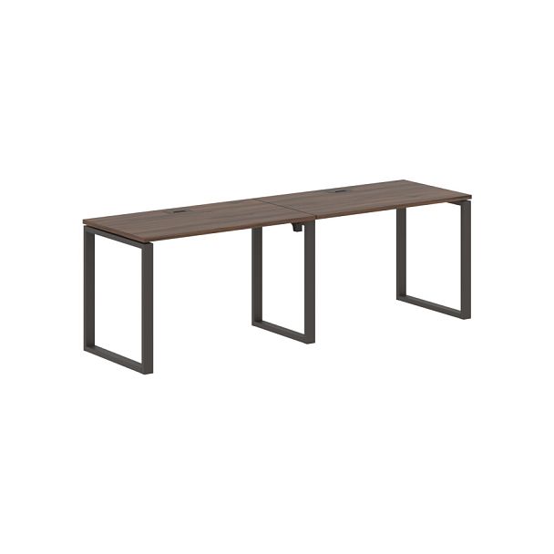 Стол 2-х местный EQWST 2367 Дуб Денвер тёмный/Мокко 2326х670х750 EDIS - Вид 1