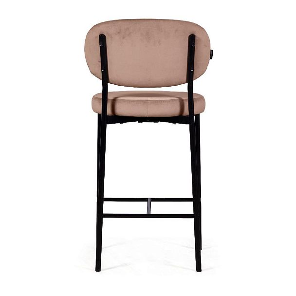 Стул полубарный Mason, бархат бежевый 5 - Вид 6