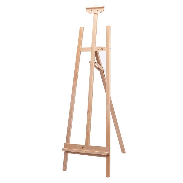 Мольберт напольный из бука, 158х50х87 см, высота холста до 121 см, лакированный, BRAUBERG ART CLASSIC, 192259 - Вид 2