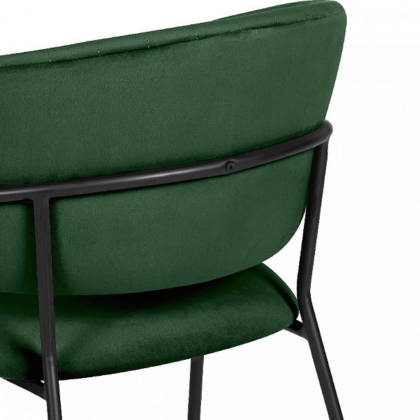 Комплект кухонных стульев Даксон зеленый велюр/черный, 2 шт. - Вид 10