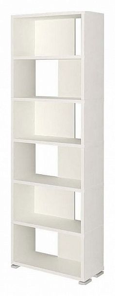 Стеллаж книжный Домино нельсон СБ-10_6 Белый - Вид 1