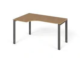 ЛАЙТ / LIGHT RLG016-12x9L Угловой стол 140x90x75 Бук - Фото предпросмотра