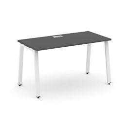 Стайл Проджект Стол письменный SN-6A.SP-005 Антрацит/Металл Белый 1780*600*750 - Фото предпросмотра