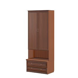 Шкаф "Версаль"  ПК-ВР-ШК2Н229Х90/35-В1-198 орех орвието - Фото предпросмотра