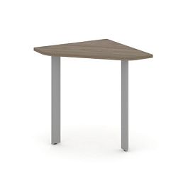Style Project Next Угловой элемент стола SN-59.USP-001 Вяз Благородный/Металл Серый 600*600*750 - Фото предпросмотра