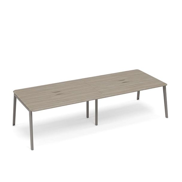 Стол для переговоров с кабель-каналом METAL Time metal ТМ М1 155-2 вяз либерти - Вид 1