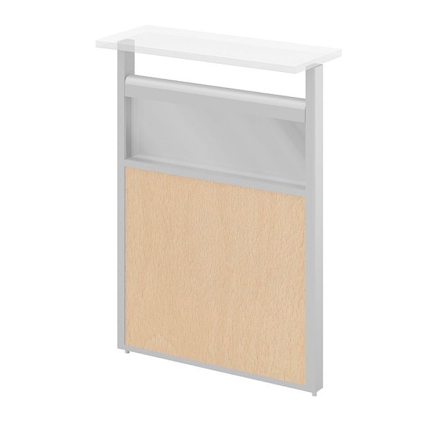 Модуль комбинированный "Логика-ресепшн"  ПК-ЛГР-МДК112х44С/Д-В1-300 бук натуральный - Вид 1