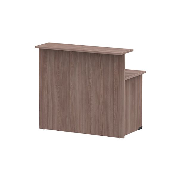 Стойка ресепшн прямая СР-120/60 ясень шимо темный - Вид 1