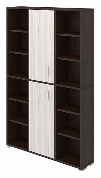 Стеллаж комбинированный Домино ПУ-40-2 Венге/Карамель - Вид 1