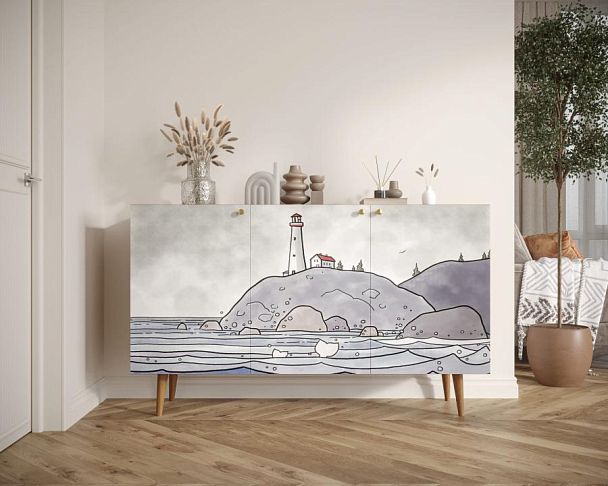 Комод с принтом 51 Berber арт BB01/Print_51 - Вид 4