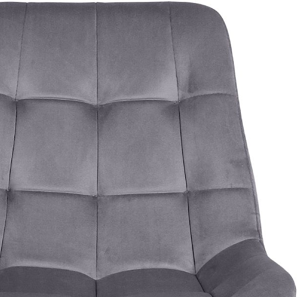 Комплект полубарных поворотных стульев Эйден, темно-серый H-15/черный, 3 шт. - Вид 8